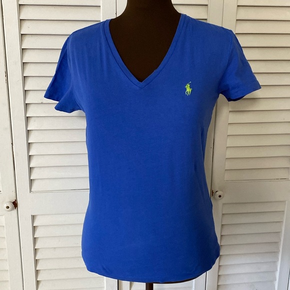 Ralph Lauren Blue Label Tops - Ralph Lauren Sport Tee Blue Size Medium